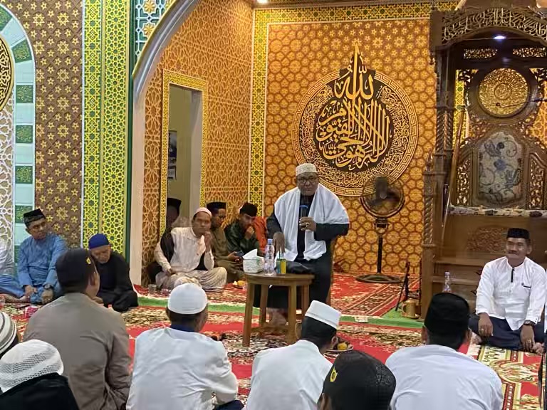 Peringatan Isra’ Mi’raj di Masjid Miftahul Jannah Tembilahan, Jamaah Diajak Perbanyak Syukur