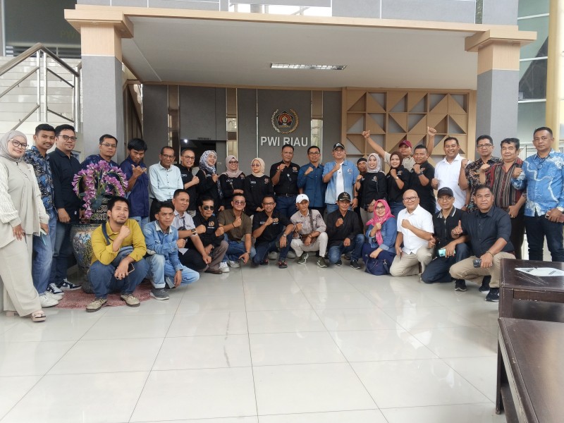 PWI Riau Sambut Kunjungan PWI Solok, Perkuat Profesionalisme dan Integritas Wartawan