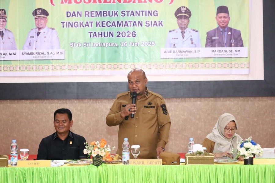 Musrenbang Kecamatan Siak, Warga Minta Kawasan Wisata Jadi Prioritas
