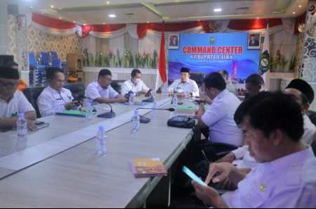  8 Kecamatan Terdampak Banjir, Wabup Husni Minta Laporan Camat & Penghulu Melalui Virtual