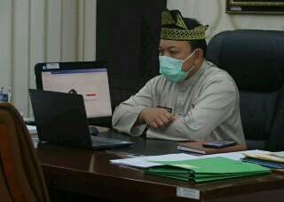 Wabup Siak Ikuti Sosialisasi Pekan Budaya Daerah 2021 