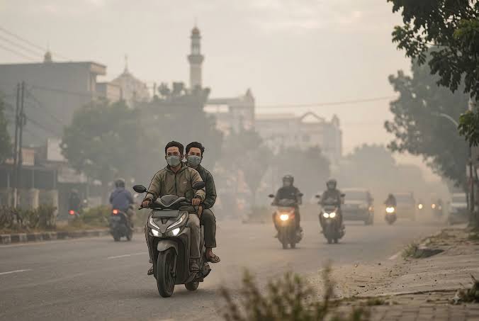 Makin Parah! 9.932 Warga Pekanbaru Alami Gangguan Kesehatan Akibat Terpapar Kabut Asap