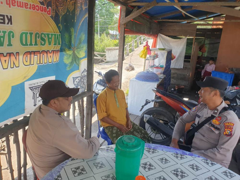 Polsek Pulau Burung Minta Peran Seluruh Elemen Masyarakat Ciptakan Kamtibmas Pilkada Damai 2024
