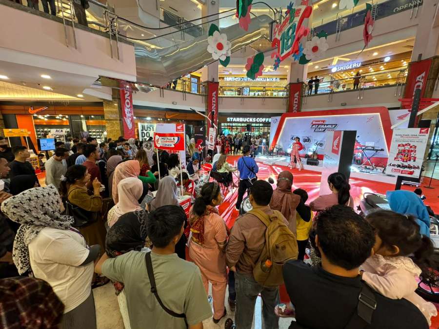 Honda At Family Day Bius Pengunjung Mall SKA Pekanbaru