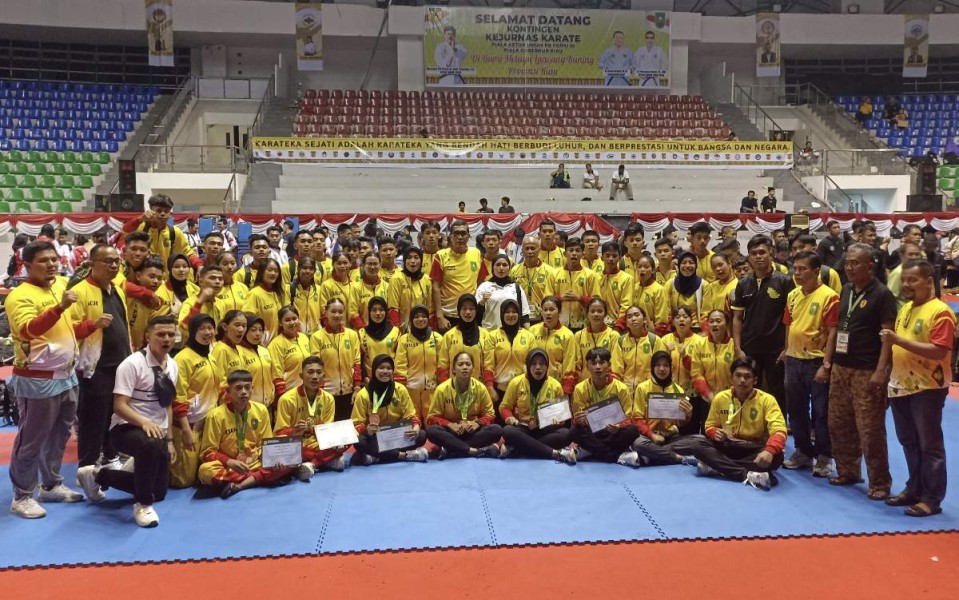 Riau Tutup Kejurnas Karate Forki 2025 dengan 3 Emas dan 5 Perunggu