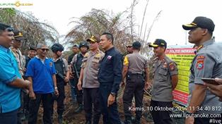 Mabes Polri & Gakkum KLHK Turun Ke HGU PT Gandaerah Hendana Terkait Karhutla