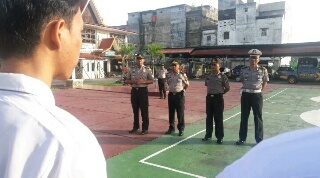 Kapolres Inhil Lepas Keberangkatan Puluhan Calon Peserta Polri