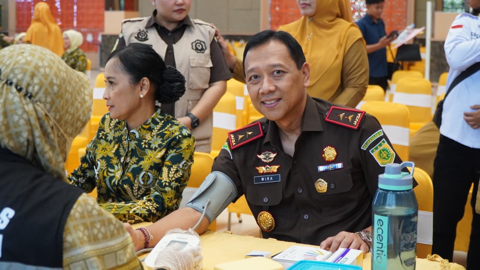 Harlah Kejaksaan RI ke-81, Kejati Riau Gelar Donor Darah dan Kunjungi Purna Adhyaksa