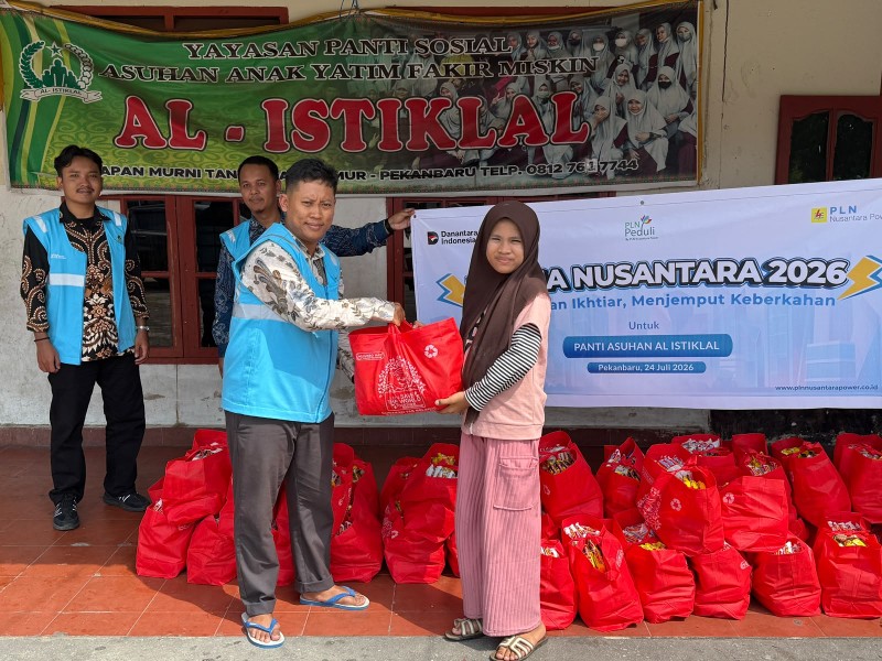 Semarak HUT ke-81 RI, PLN NP UP Tenayan Gelar Aksi Kepedulian Sosial Melalui  Program Derma Nusantara