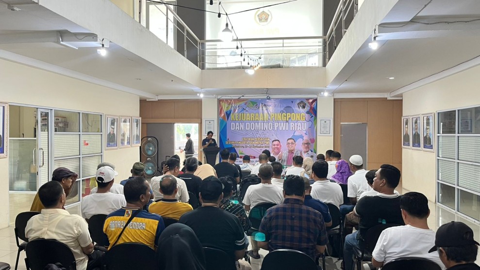 Kejuaraan Persahabatan PWI Riau Dimulai, Ratusan Wartawan Rebut Hadiah Uang Tunai