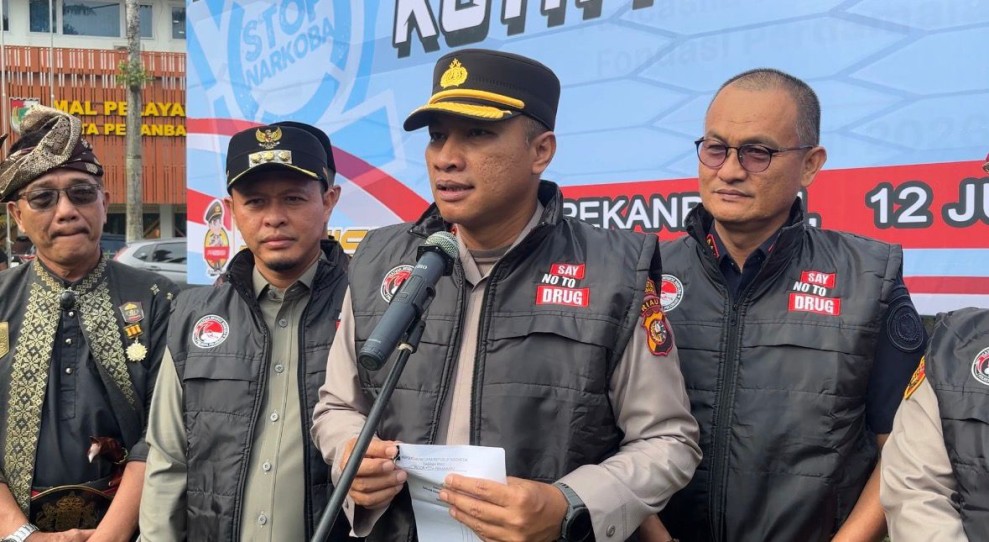 Satgas Anti Narkoba Pekanbaru Ungkap 74 Kasus dalam Setengah Tahun