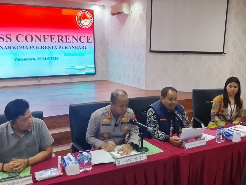 Razia Gabungan di THM Pekanbaru, 13 Orang Positif Narkoba