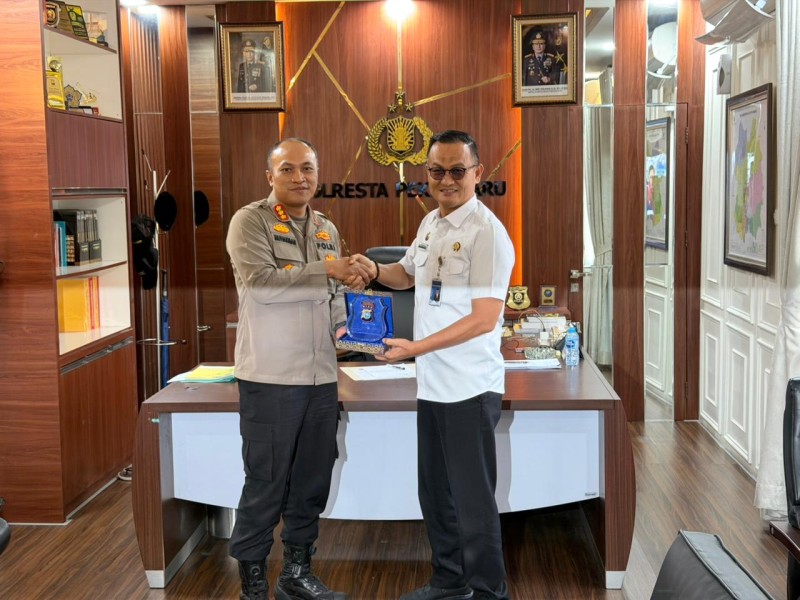 Perkuat Sinergi Penegakan Hukum, Kalapas Pekanbaru Sambangi Kejari dan Polresta