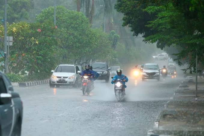 BMKG: Hujan Ringan Guyur Sebagian Kota Di Indonesia Termasuk Pekanbaru