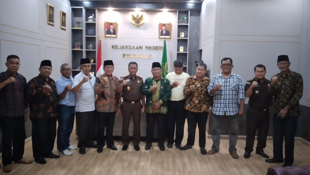 LAM Bengkalis dan Tokoh Paguyuban Lintas Suku Dukung Kejari Tegakkan Keadilan dan Berantas Narkoba