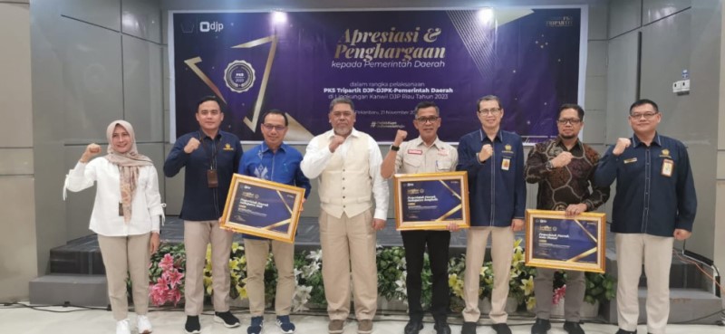 Pemkab Bengkalis Raih Penghargaan 3 Kategori, Atas Pelaksanaan PKS Tripartit DJP-DJPK