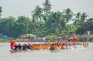 Pertarungan Sengit Ditepian Datuk Simambang Rajo Nan Putiah Libatkan Puluhan Jalur