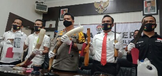 Dua Pelaku Pemburu Gading Gajah Di Inhu Ditangkap & Satu Orang Dinyatakan DPO 