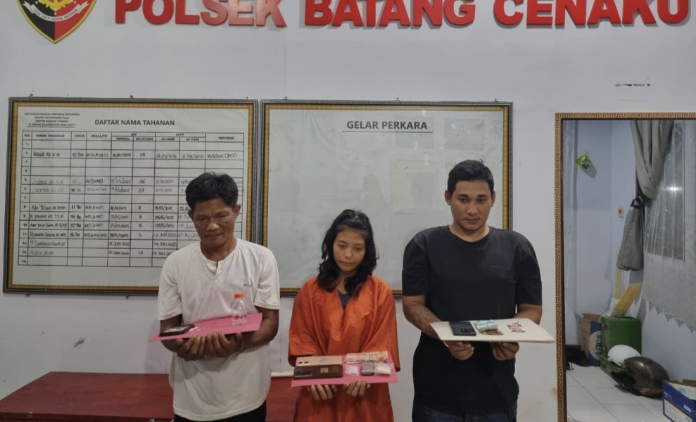 Pasutri di Inhu Bisnis Sabu, Tiga Orang Berhasil Diringkus