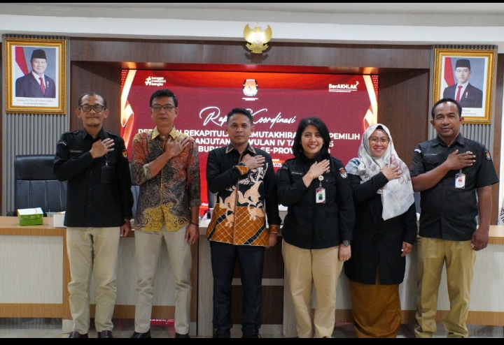 KPU Riau Gelar Rakor Persiapan Pleno Rekapitulasi Data Pemilih Triwulan IV