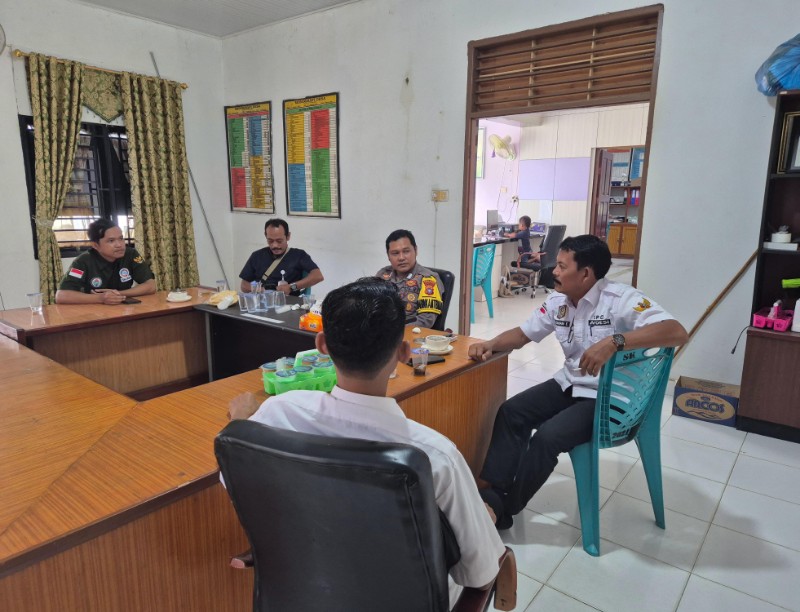 Cooling System, Polsek Kunto Darussalam Sampaikan Pesan Pilkada Damai 2024