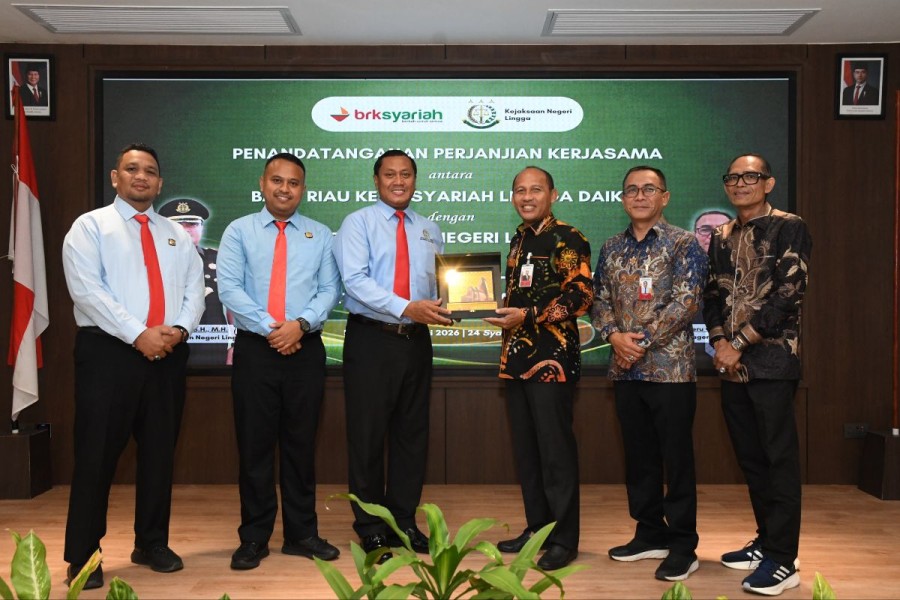 Perkuat Mitigasi Risiko, BRK Syariah-Kejari Lingga Teken Kerja Sama Hukum Perdata dan TUN