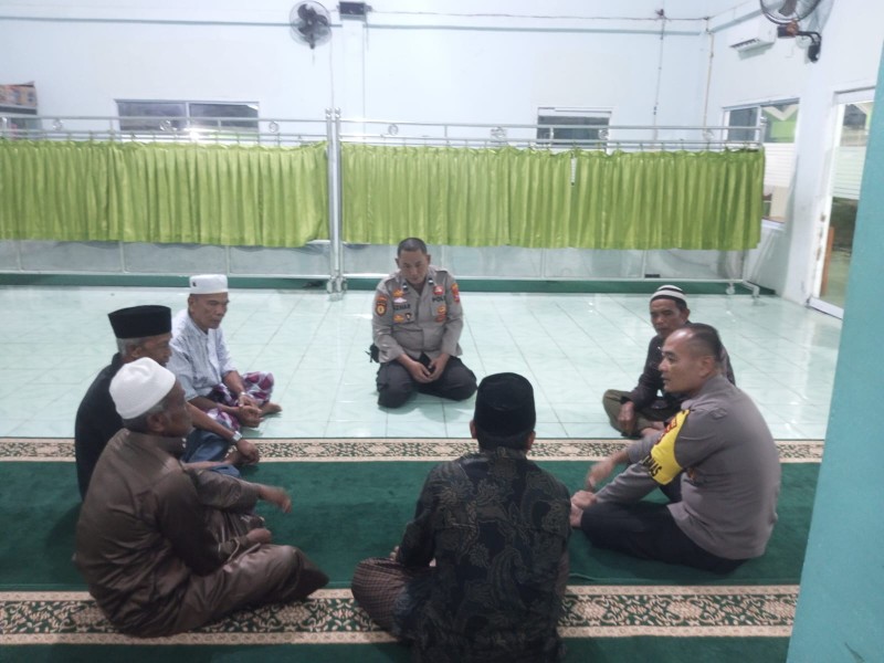 Polsek Tandun Ajak Jamaah Masjid Desa Tandun Barat Sukseskan Pilkada Damai 2024