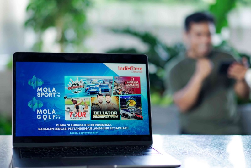 Telkomsel Hadirkan Channel Mola Golf dan Mola Sport di IndiHome TV