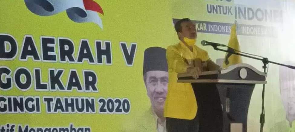 Sebut Kuansing Lumbung Suara Golkar, Syamsuar Siap Bermalam di Kuansing Demi Memenangkan ASA 