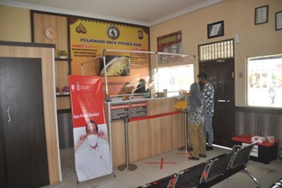 Buka Seperti Biasa, Pandemi Covid-19 Tak Halangi Polres Siak Melayani Masyarakat