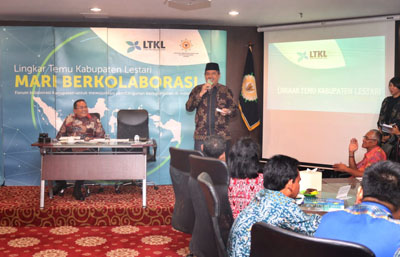 Bupati Alfedri Ikuti Rapat Jejaring Mitra Lingkar Temu Kabupaten Lestari 