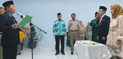 Kakanwil BPN Provinsi Riau Lantik Aris Cahyo Wibowo 