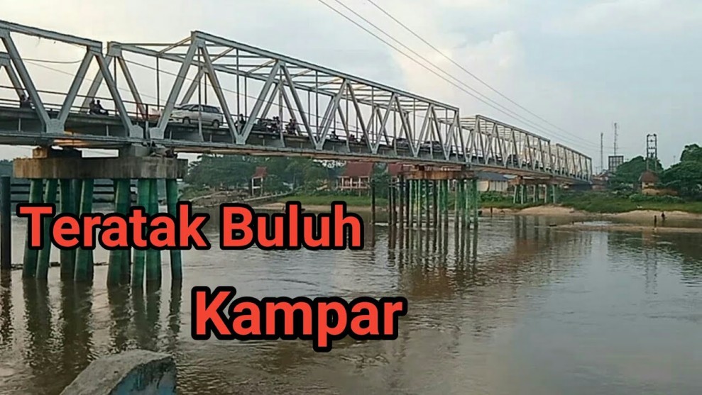 Jembatan Baru Teratak Buluh Bakal Dibangun, Wakil Bupati Kampar Lakukan  Sosialisasi