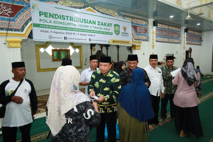 Distribusi Zakat Konsumtif Tahap II di Kecamatan Gasib, 436 Mustahik Terima Bantuan