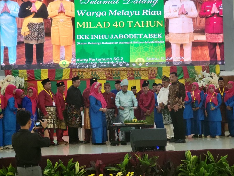 IKK-Inhu Jabodetabek Rayakan Milad ke-40, Pemkab Inhu Ajak Perantau Jadi Mitra Pembangunan