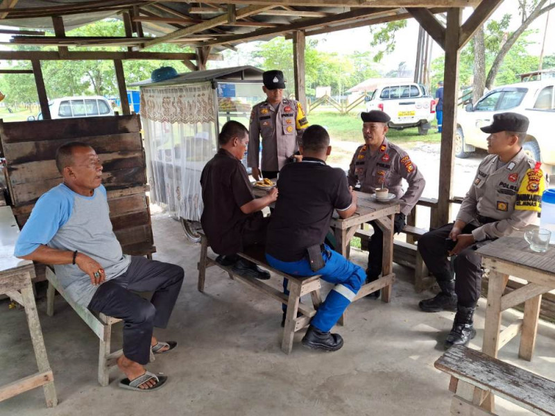 Polsek Minas Gelar Cooling System, Jalin Kemitraan dengan Masyarakat Jelang Pilkada 2024