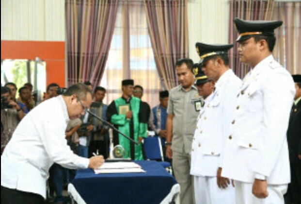 Bupati Pimpin Pelantikan Pejabat Eselon III dan IV Pemkab Meranti