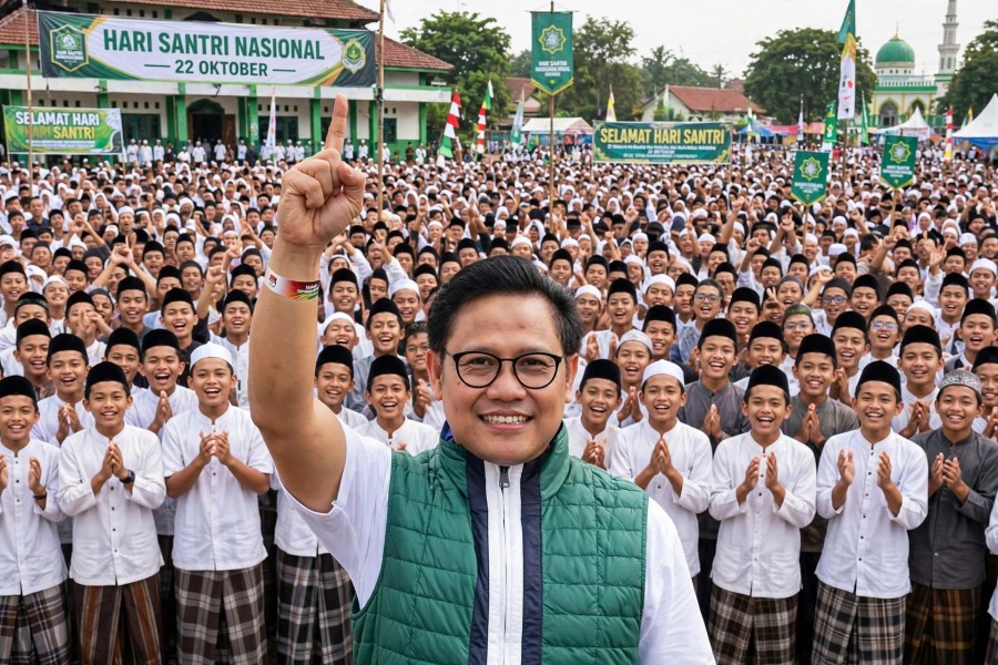 Pimpin Apel Hari Santri di Pekanbaru, Gus Muhaimin Diminta Bawa Pesan Alam Lestari