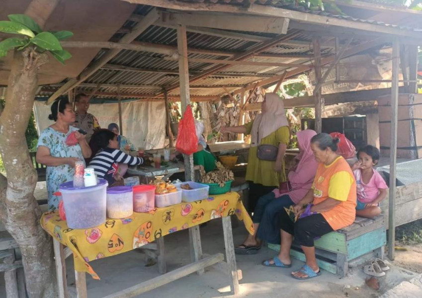 Sambangi Warga Polsek Sungai Apit Upaya Cooling System Pasca Pilkada