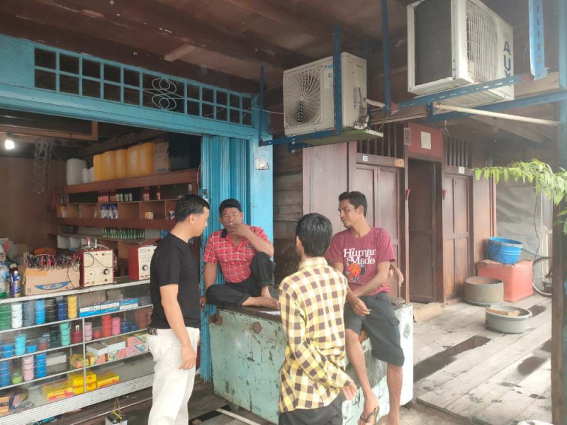 Polsek Concong Terus Sambangi Masyarakat Wujudkan Pilkada Damai 2024