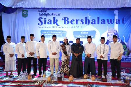 Tutup 2022, Pemkab Siak Gelar Tabligh Akbar dan Bershalawat