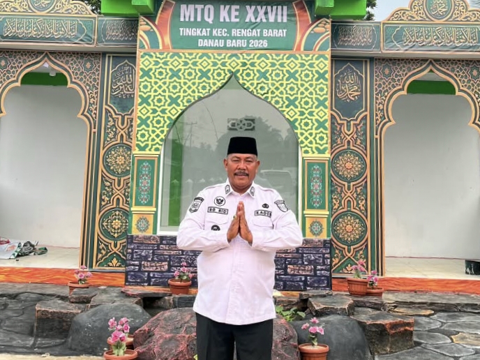 Beda dari Lain! Kades Danau Baru Bangun Astaka Permanen Megah untuk MTQ ke-27 Rengat Barat