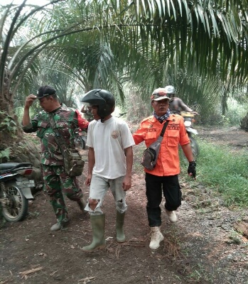 Diduga Membakar Pakai Puntung Rokok, Warga Inhu ini Diamankan TNI 