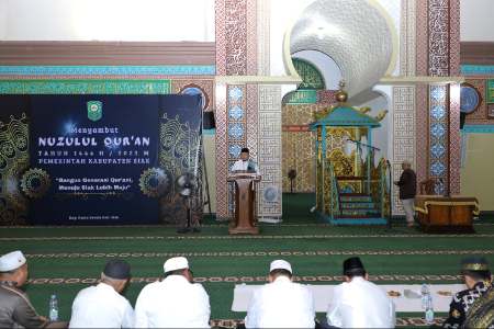 Pemkab Siak Sambut Nuzul Quran, Santuni Anak Yatim