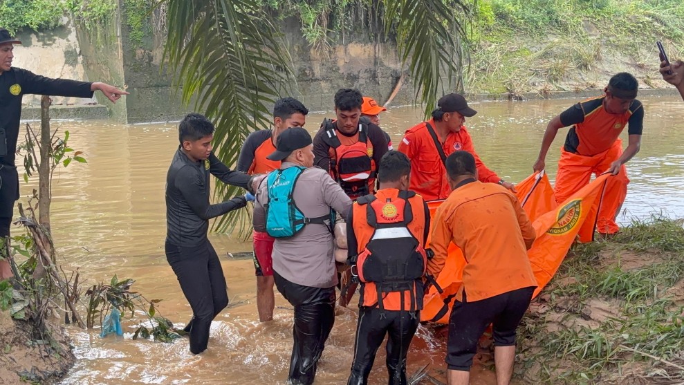 Bocah yang Tenggelam di Sungai Ngaso Ditemukan Meninggal Setelah Tiga Hari Pencarian