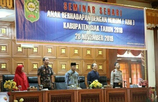 Samakan Visi Perlindungan Anak, Pemkab Siak Taja Seminar Sehari