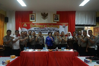 Dalam Rangka Pembangunan Zona Integritas, Tim Mabes Polri Kunjungi Polres Kuansing 