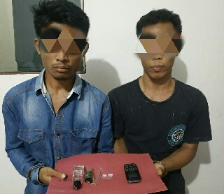 Dua Pemuda Rengat Diringkus Terkait Shabu, Salah Satunya Oknum Honorer Puskesmas