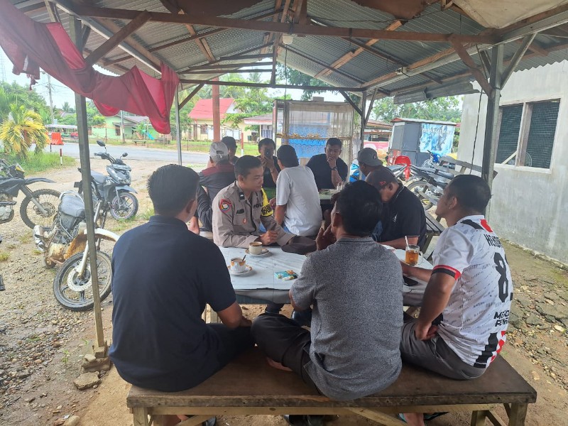 Wujudkan Pemiliu Aman Dan Sejuk, Personil Polsek Rambah Hilir Colling System Dan Sambang DDS