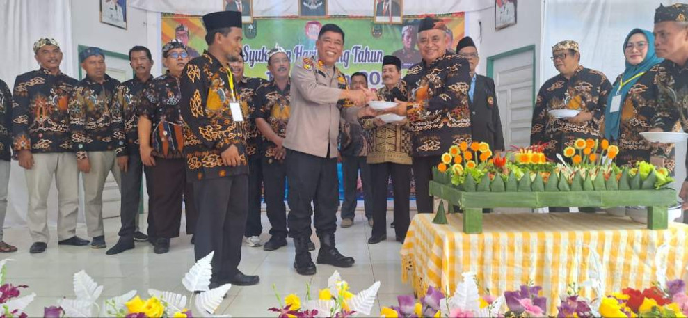 Syukuran HUT Paguyuban Ciayumajakuning, Polres Rohil Tak Lupa Ajak Seluruh Elemen Sukseskan Pilkada 2024